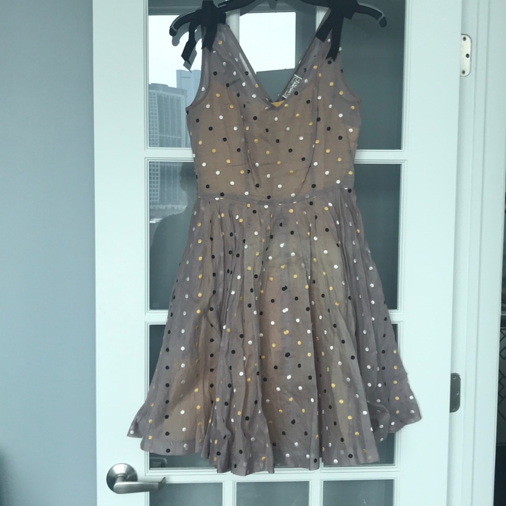 Baraschi Polka Dot Tea Dress